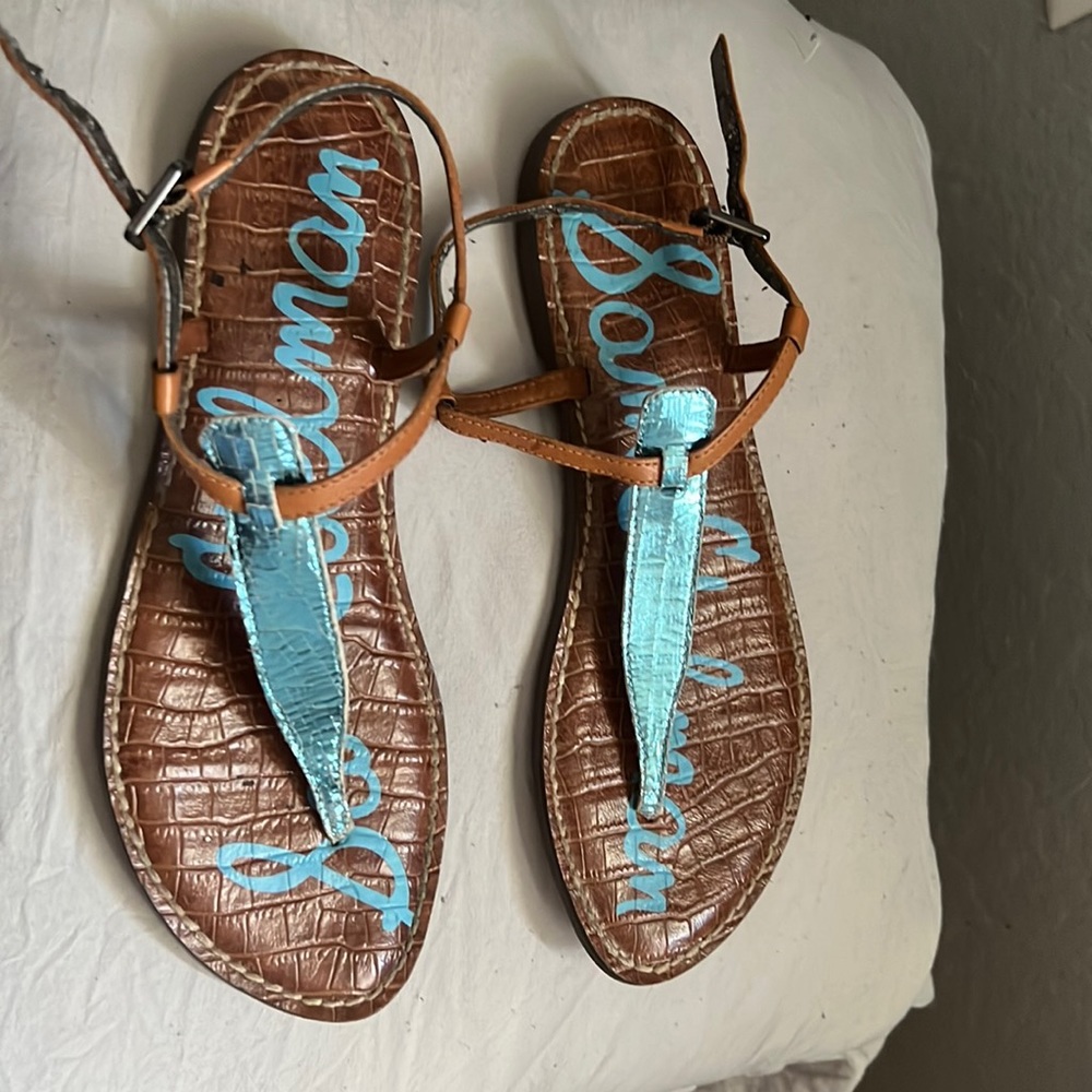 Sam edelman turquoise sandals